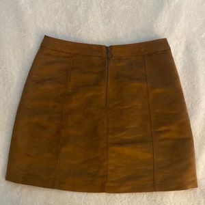 Size 8 Old Navy online suede brown skirt